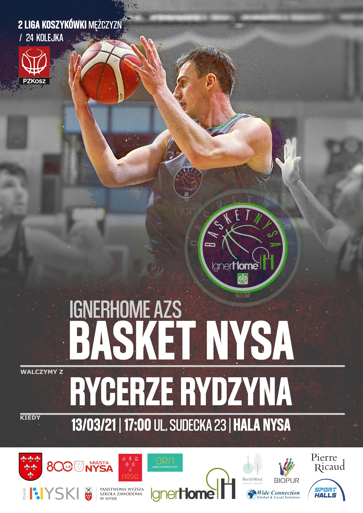 IgnerHome AZS Basket Nysa - Rycerze Rydzyna