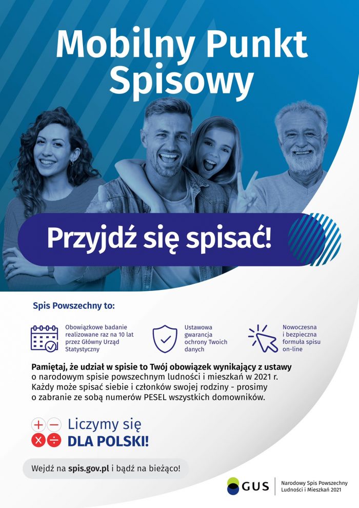 Przyjdź się spisać!